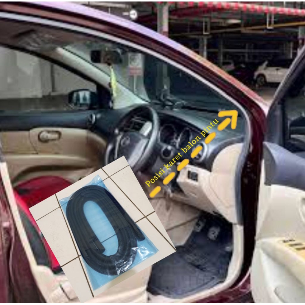 OLD YEAR NISSAN GRAND LIVINA DOOR DAMPER BALLOON RUBBER สําหรับ 5 ประตูครบชุด