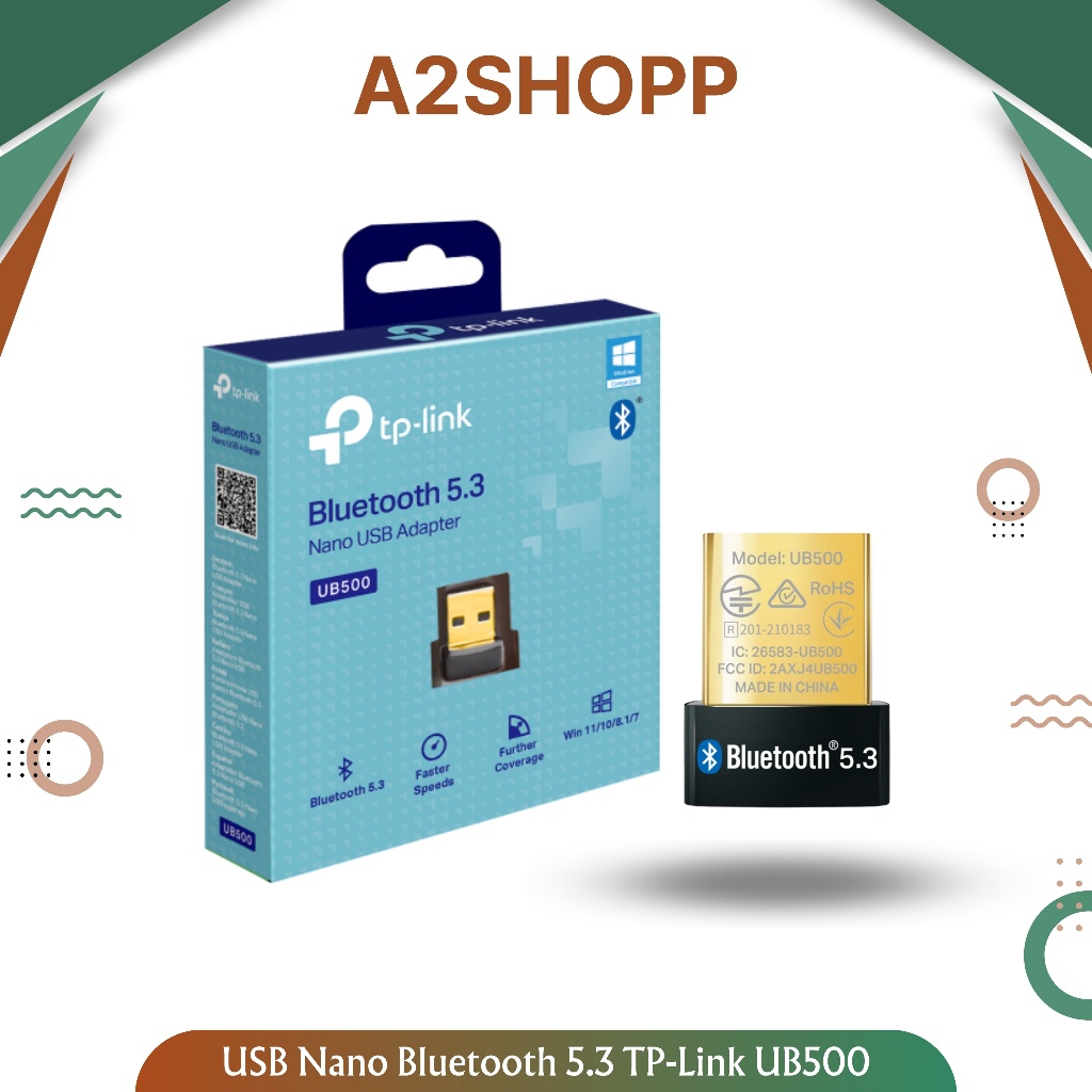 TP-Link UB500 USB Bluetooth 5.3 Nano USB Adapter TPLink - รับประกัน 1 ปี