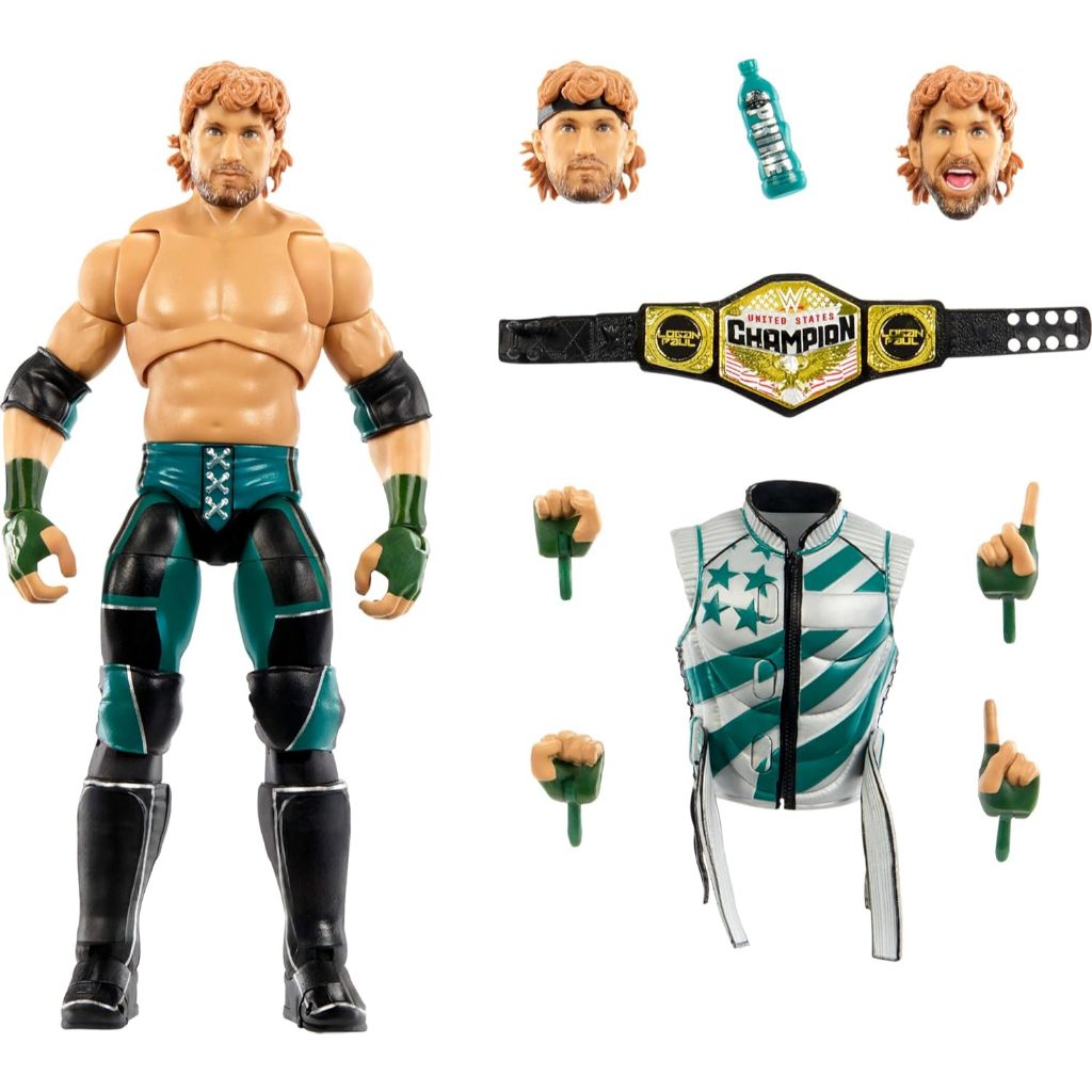 Mattel WWE Ultimate Edition Action Figure & Accessories Set, Logan Paul 6 นิ้วสะสมพร้อมแบบถอดเปลี่ยน