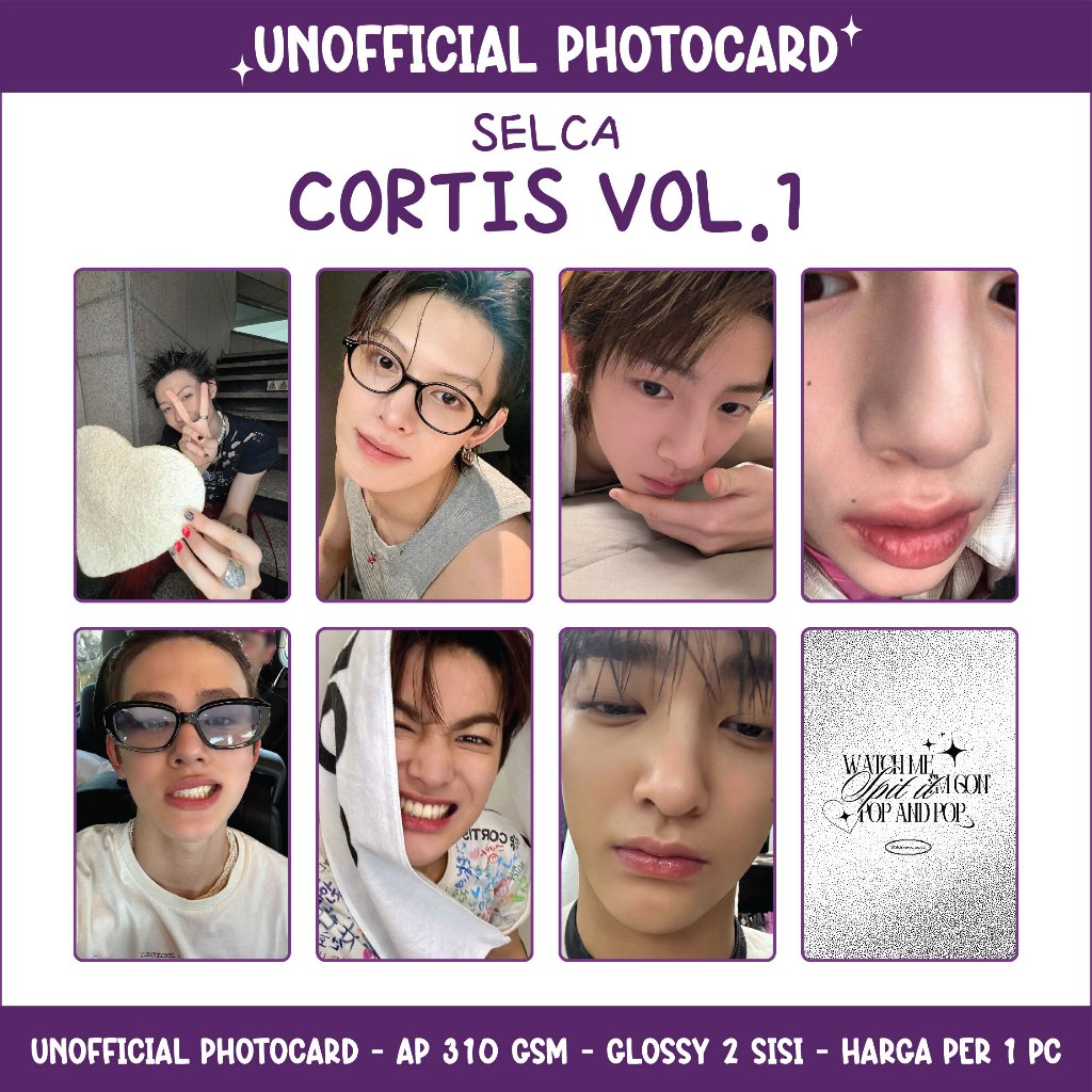 UNOFFICIAL CORTIS PHOTOCARD - SELCA VOL. 1