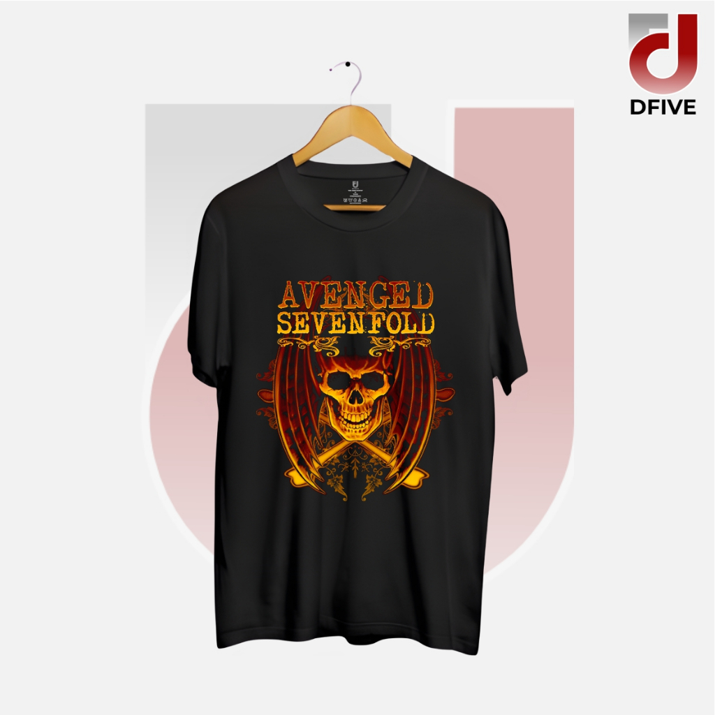 KATUN Avenged Seven Fold 02 Band T-shirt - A7X Vintage Band Music T-shirt 100% Cotton Regular Fit