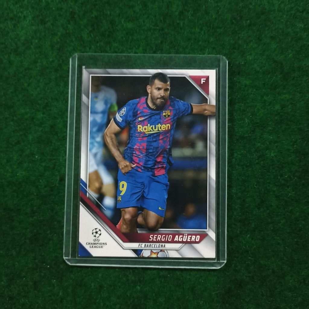 การ์ดฟุตบอล SERGIO AGUERO BARCELONA TOPPS UEFA 21/22
