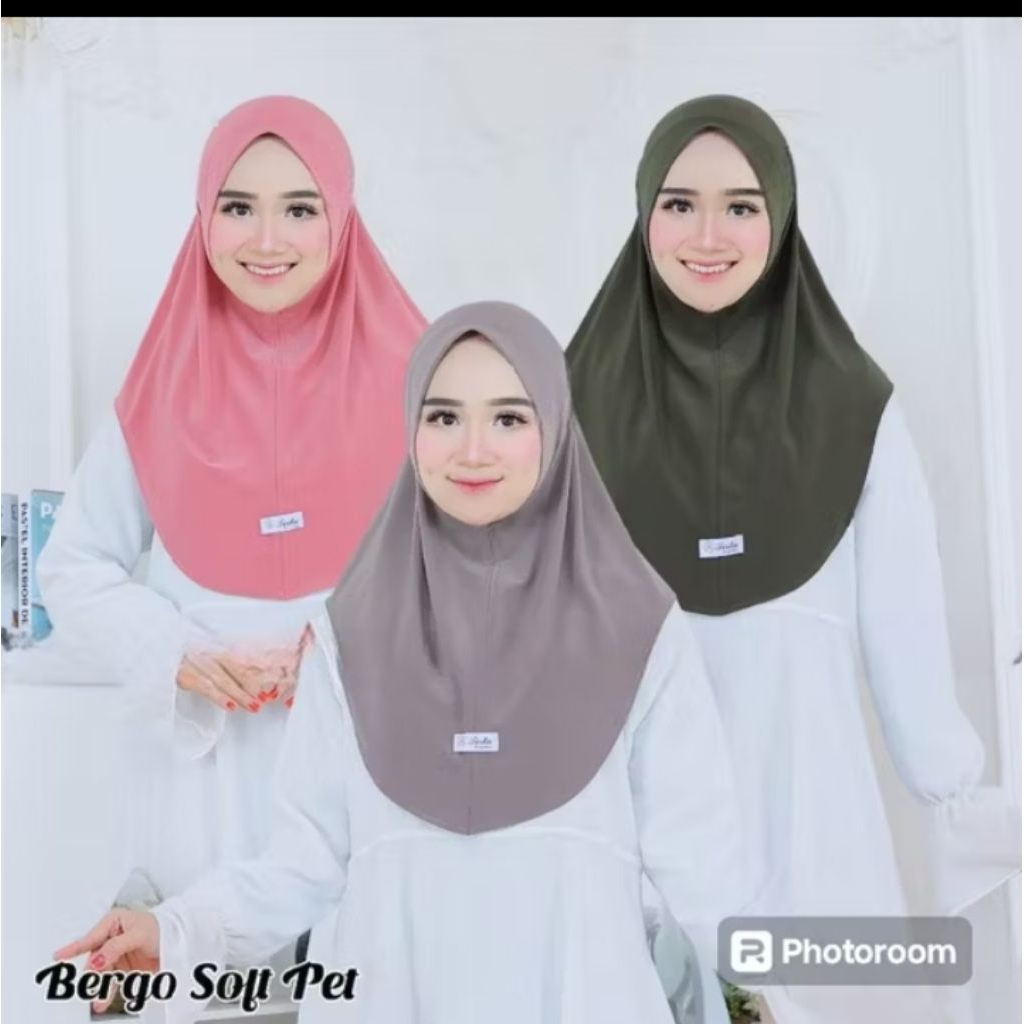 KNN Bergo Hijab มาเลย์รายวันทันที ไซส์ M