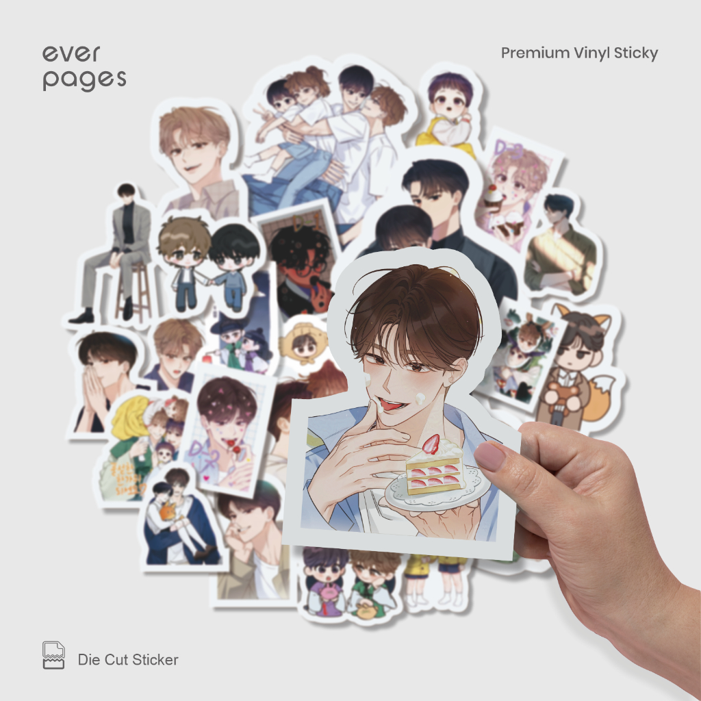 (25 ชิ้น) สติ๊กเกอร์กันน้ํา Manhwa Omega Complex - HP, Book, Tumblr, Laptop