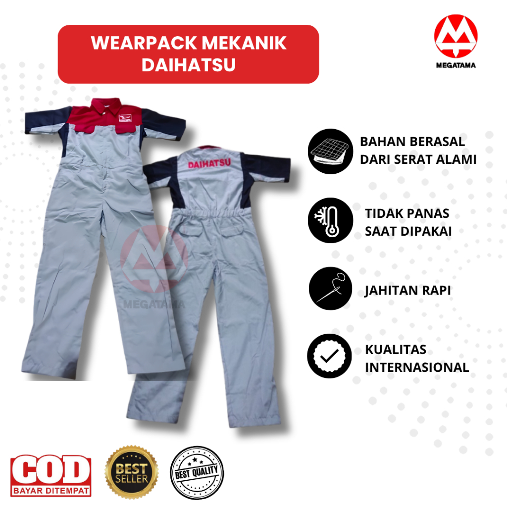 Daihatsu Mechanic Uniform Daihatsu Mechanic Daihatsu Workshop Uniform