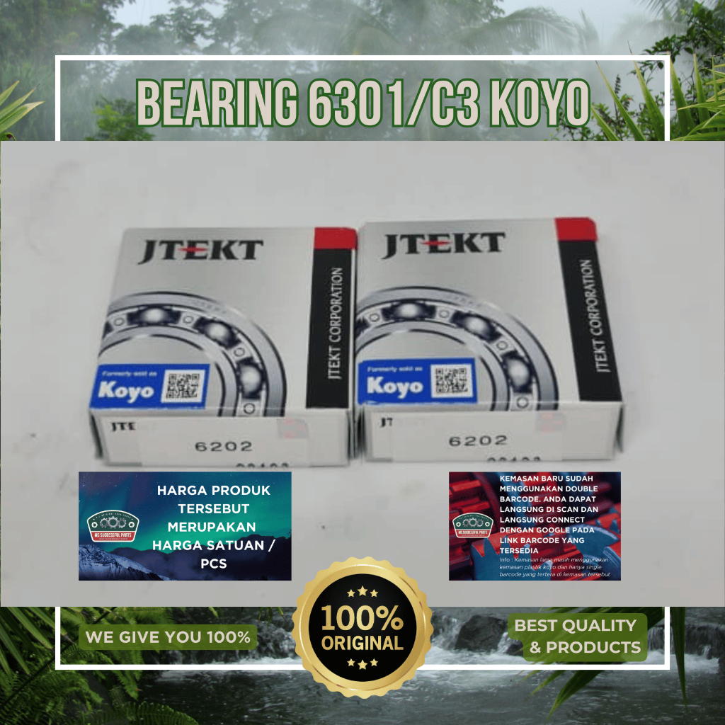 BEARING 6301 KOYO ORIGINAL JAPAN 6301CM