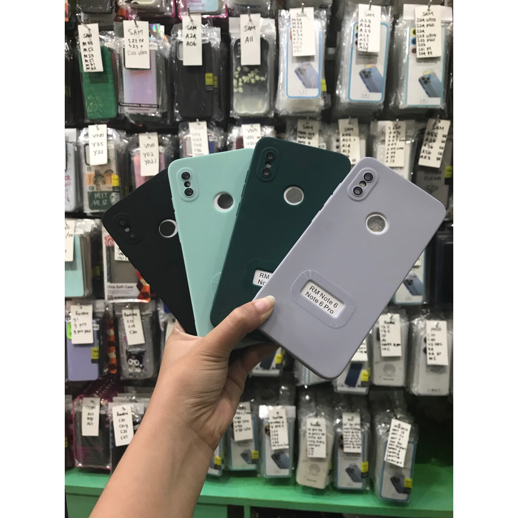 Softcase Macaron Lens Candy Redmi Note 6 / Note 6 Pro