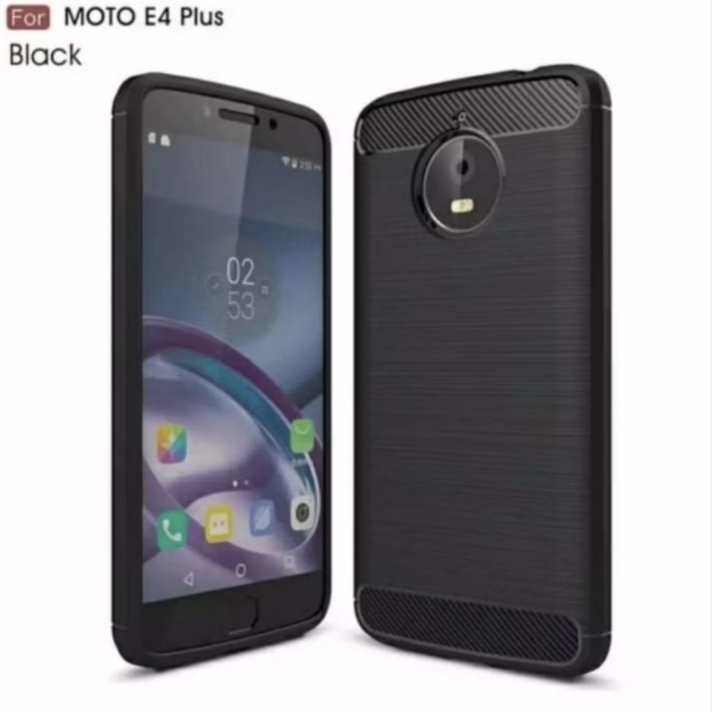 SOFTCASE SLIM FIT CARBON MOTOROLA E4 PLUS E4+ / G5S PLUS G5S+