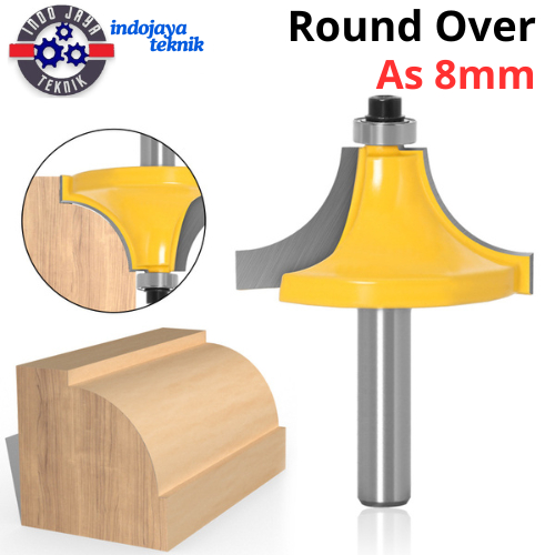 MATA Router Bit Radius รอบ Over Shank 8 มม.มุมไม้ R17.2 มม.R21.8 มม.R22.7 มม.
