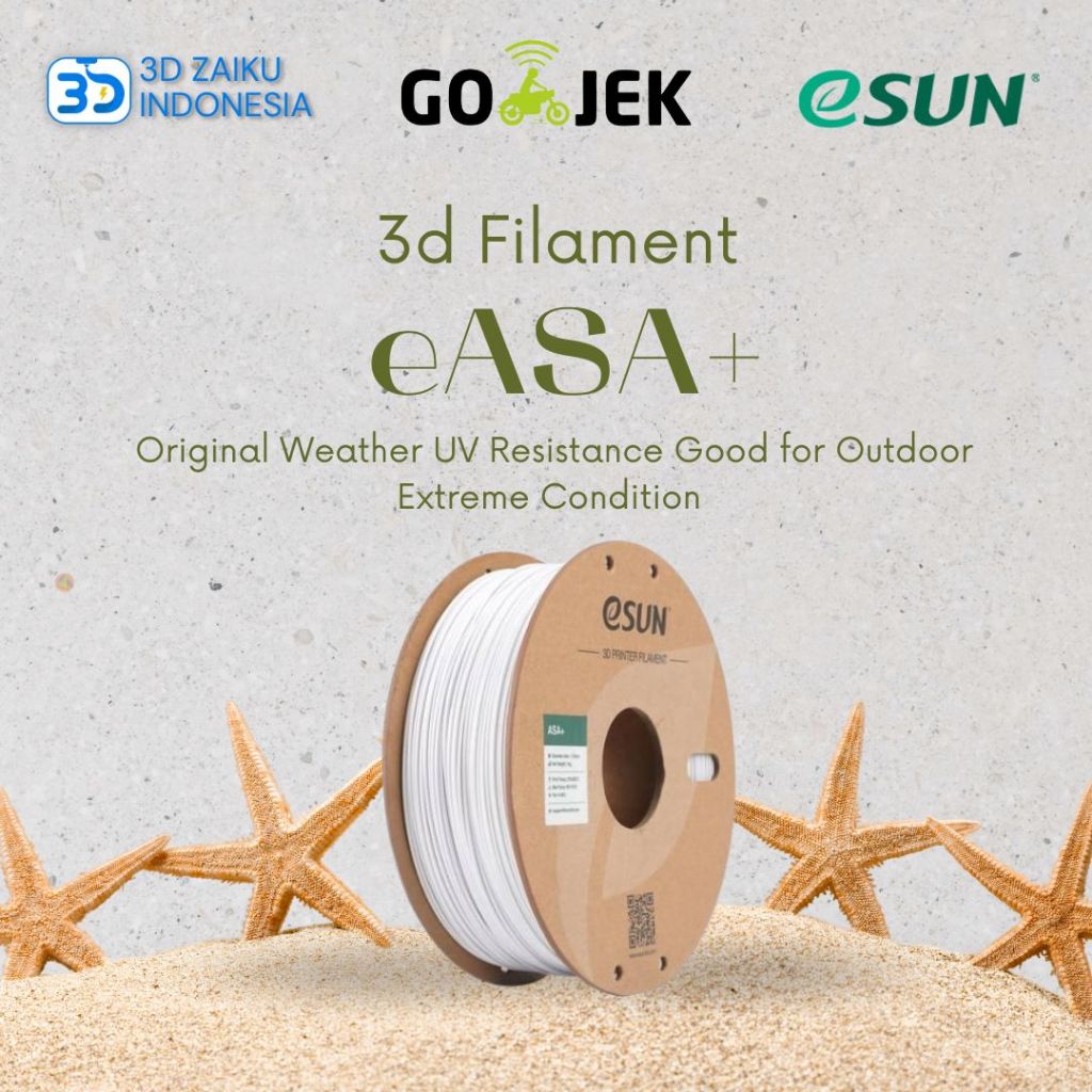ESUN ASA+ eASA 3D Filament Original Weather UV Resistance ดีสําหรับสภาพเอ็กซ์ตรีมกลางแจ้ง