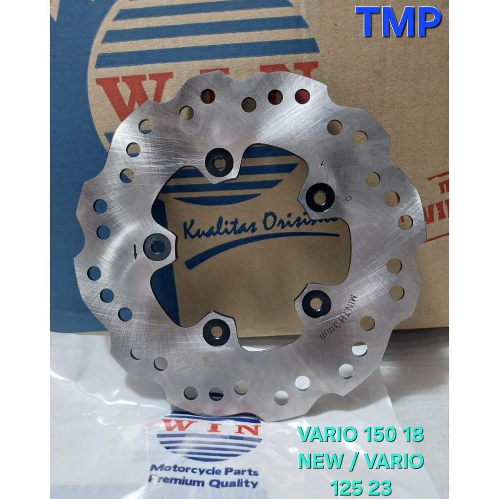 จานดิสหน้า VARIO 150 18 NEW LED, VARIO 125 23. STEEL & RUSTPROOF ยี่ห้อ WIN