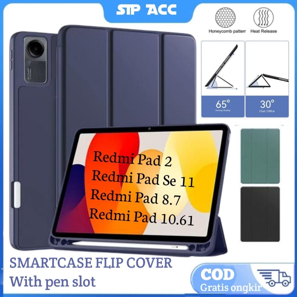 เคส Redmi Pad 2 / เคส Redmi Pad SE 8.7 11 นิ้ว / ปลอก Redmi Pad SE / ฝาครอบ Redmi Pad SE