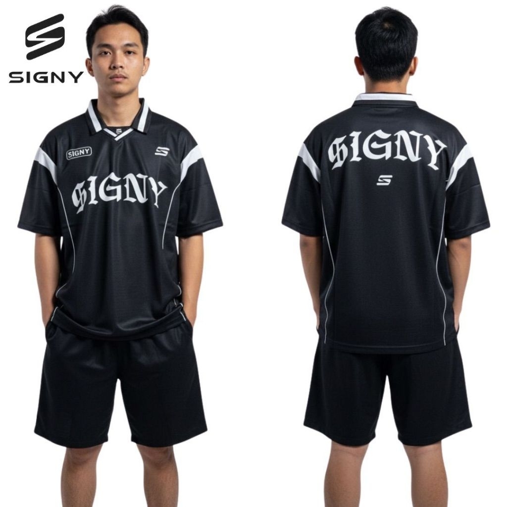 058 ORIGINAL SIGNY JERSEY เสื้อยืด SIGNY COLLAR OVERSIZE เสื้อยืด SUPER PREMIUM คุณภาพสูง MATERIAL