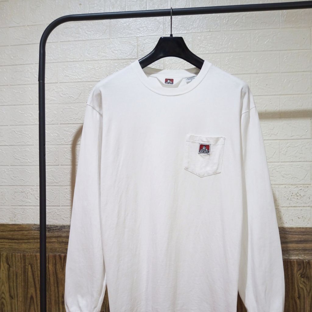 Ben Davis เสื้อยืดแขนยาว Pocket