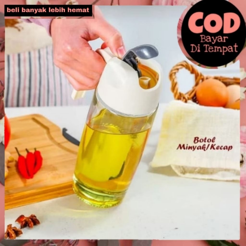 630 ML GLASS OIL BOTTLE VINEGAR BOTTLE OIL CONTAINER REFILLABLE OIL CONTAINER (ร้านค้าตอนนี้)