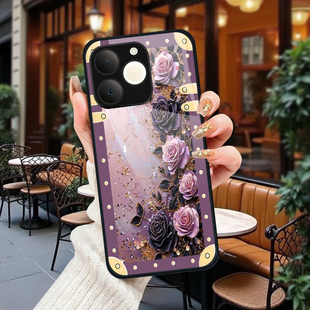 [AR54] เคสสําหรับRealme Note 70 Note 60 Note 50 C73 C71 C75 ล่าสุด - SOFTcase Glass Kaca realme Note