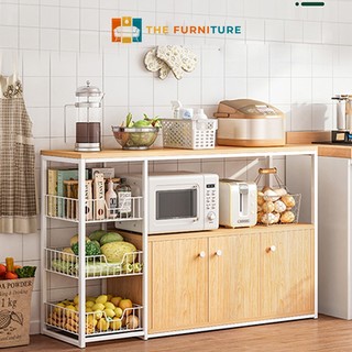 The Furniture - Rak Dapur Kayu/Lemari Dapur/Lemari Dapur Minimalis/Rak Dapur Minimalis/Rak Microwave
