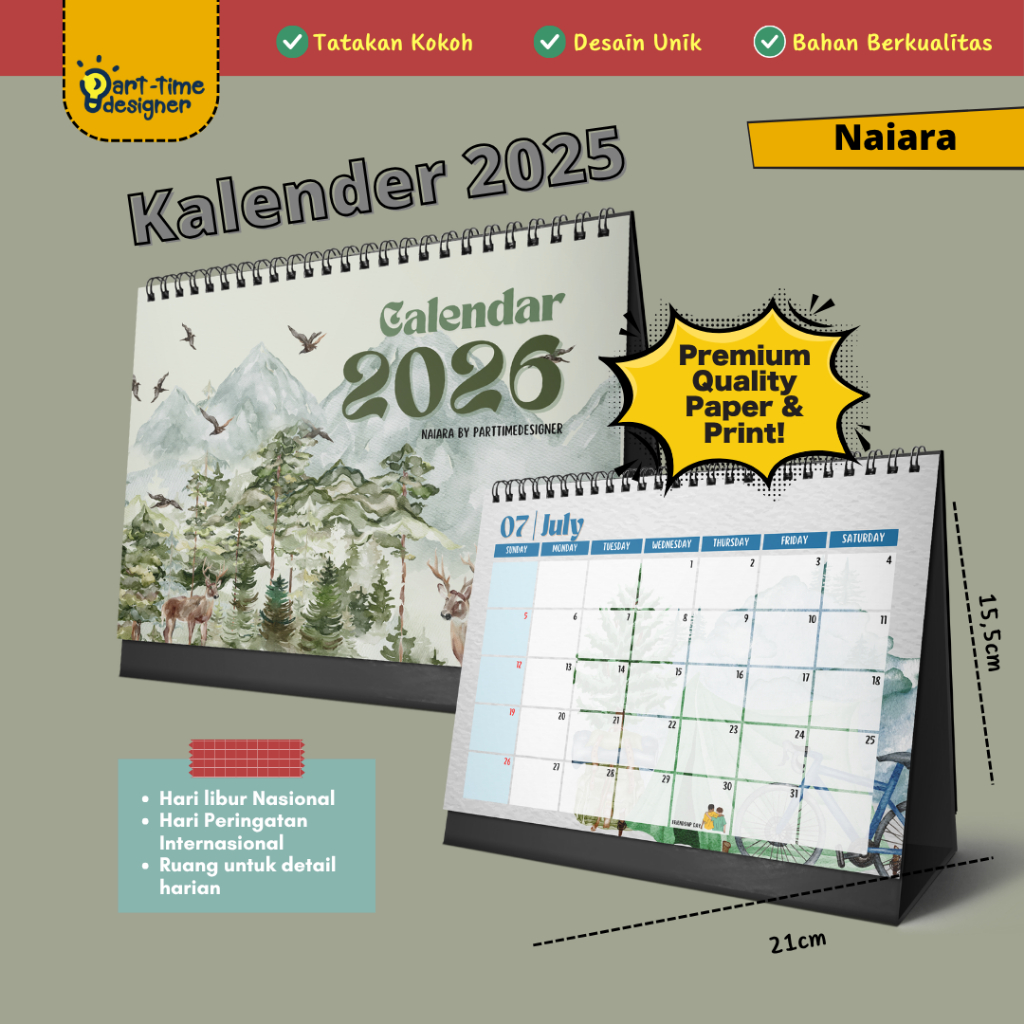 NAIARA - ปฏิทินไดอารี่แพลนเนอร์ 2026
