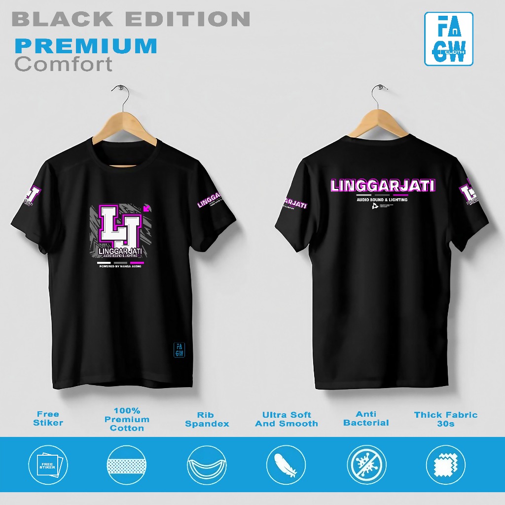 JEMIBER TEAK LINGGAR T-SHIRT - NGX NGOSEX NANDA AUDIO T-SHIRT - AUDIO SOUND SYSTEM เสื้อยืด