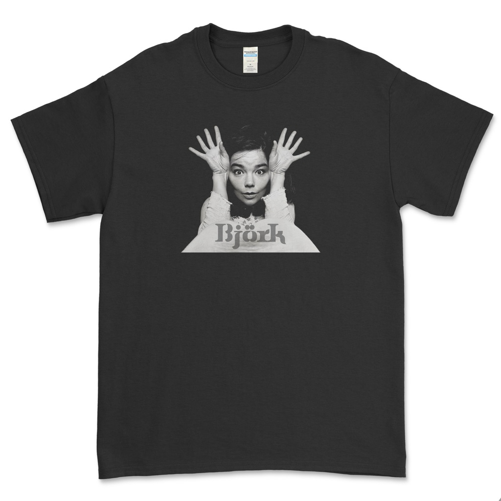 เสื้อยืด Bjork Unisex สําหรับผู้ชายและผู้หญิงผ้าฝ้ายพรีเมี่ยม