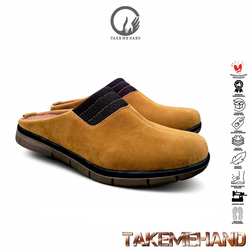 TMH รองเท้าแตะแบบสวม Bustong สําหรับผู้ชาย MJ-02
