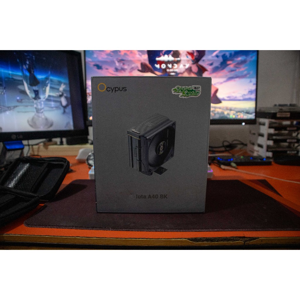[ORDER] OCYPUS IOTA A40 LED - CPU Air Cooler Fan พัดลมโปรเซสเซอร์คอมพิวเตอร์ - สีดํา ใช้กับการรับประ
