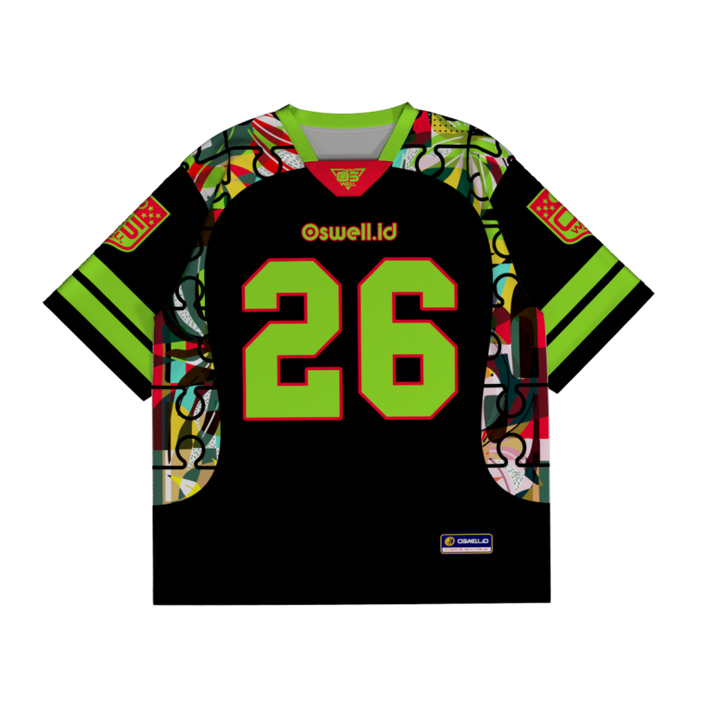 NFL COLLAR 1 JERSEY / Streetwear Jersey / Vintage Jersey / Retro / Hockey Jersey / Rugby Jersey