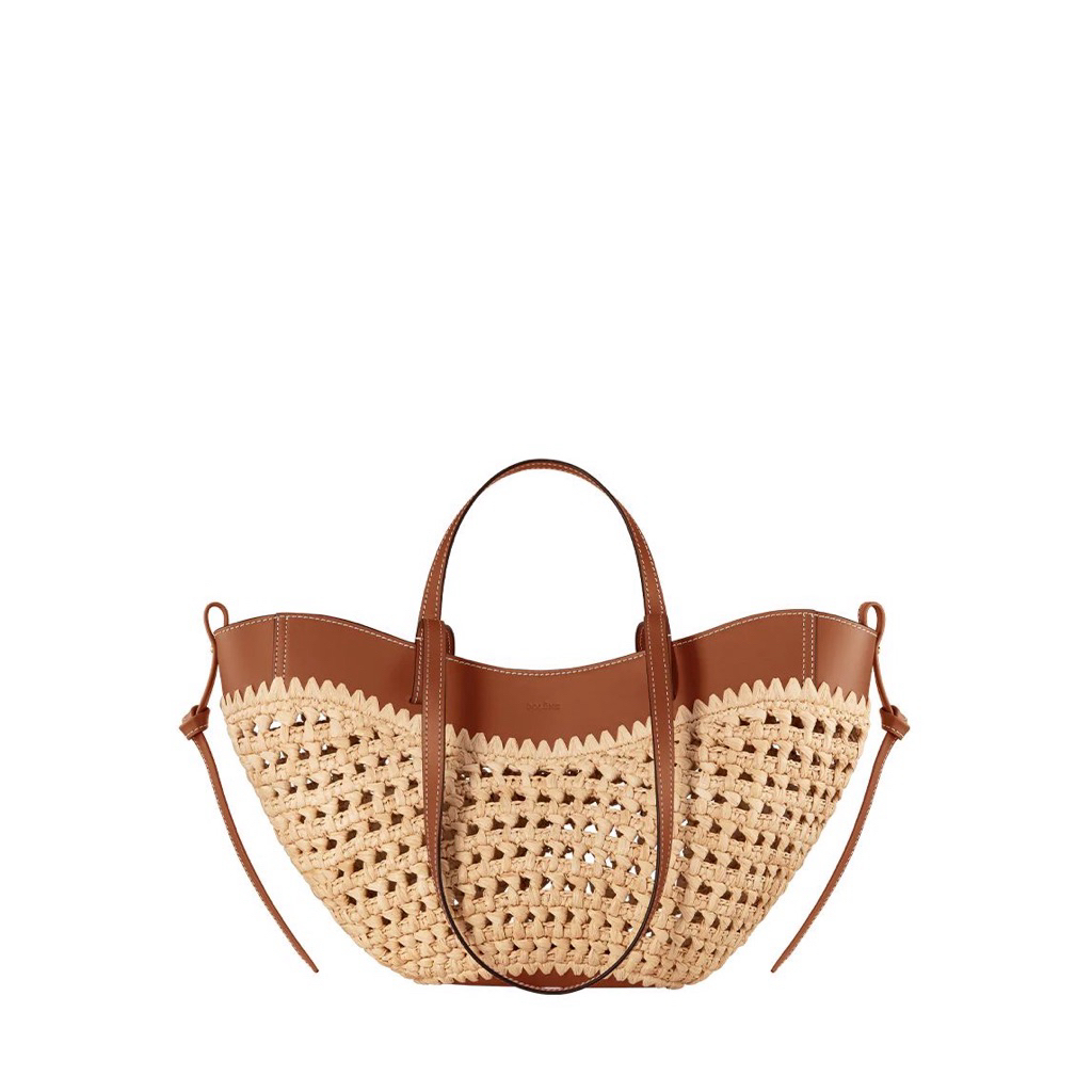 Polene cyme mini raffia