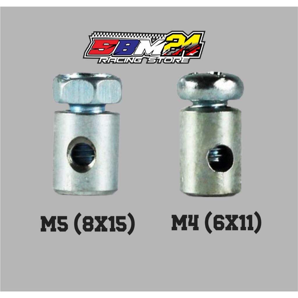 จุกนมคลัตช์ M5-5 8 x 15 mm-8x15mm-8 x 15mm / M4-M 4 6x11-6 x 11 จุกนมลวด