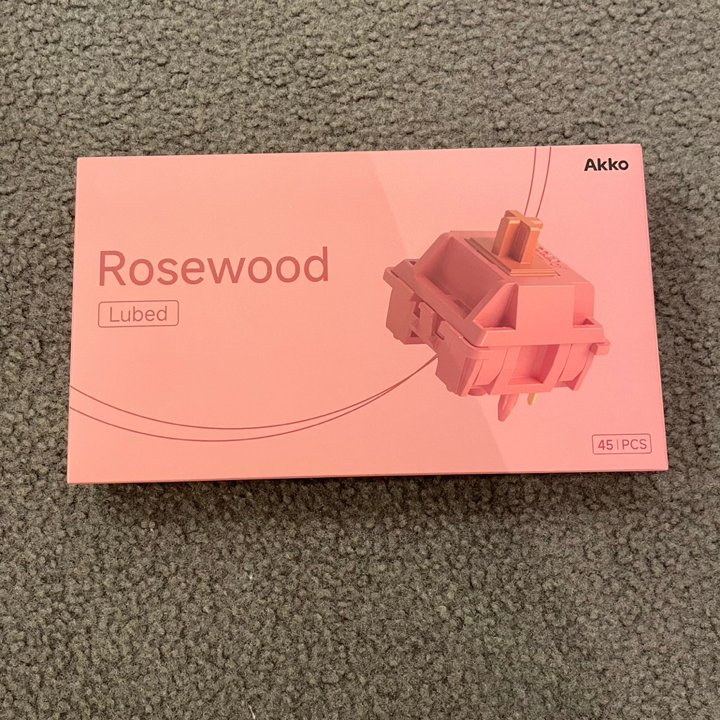 Akko Rosewood Lubed Switch BNIP OFFICIAL