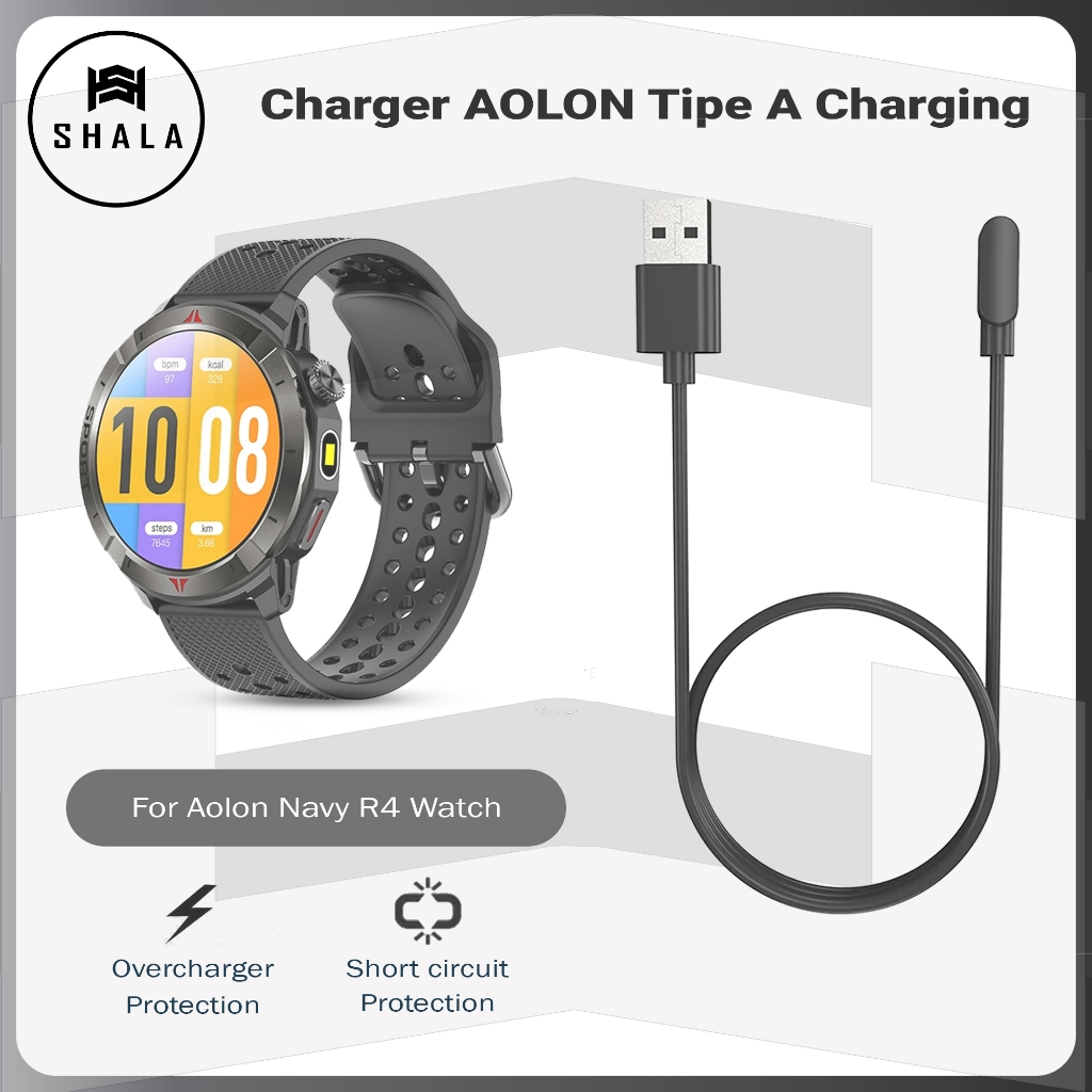 Aolon Navy R4 สายชาร์จ Smartwatch Type A