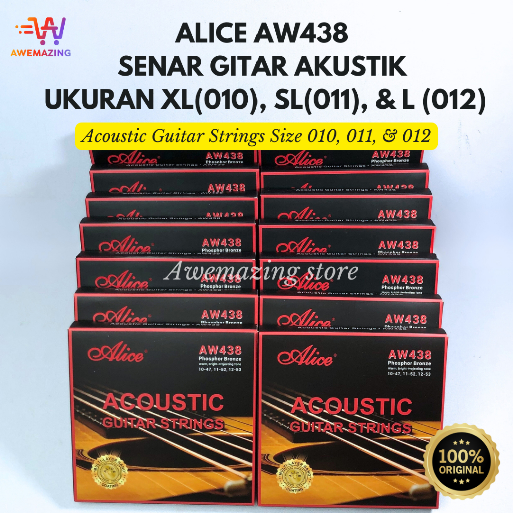 สายกีต้าร์โปร่ง Alice AW438 - สายกีตาร์โปร่ง