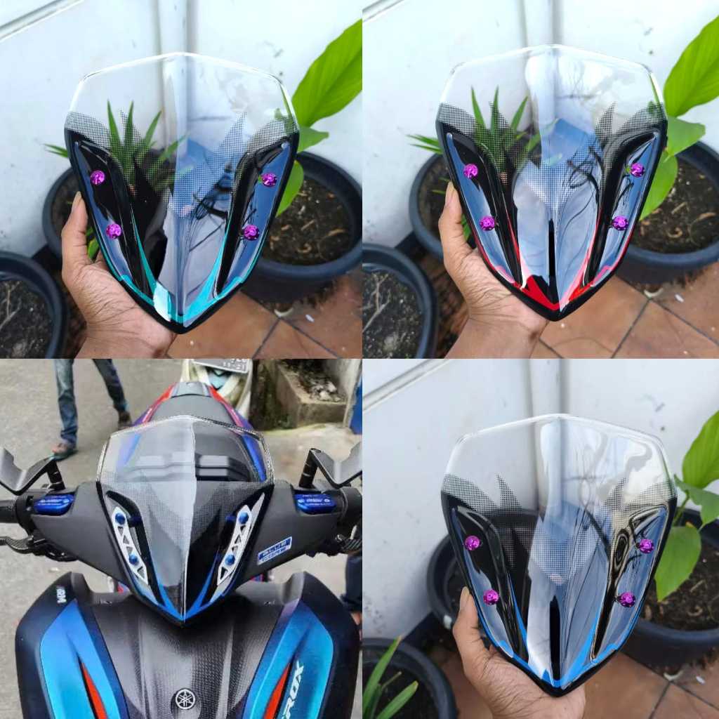 AEROX BLACK SERIES VISOR PACKAGE PLUS ALL NEW/OLD AEROX ALPHA STANDARD BOLT PM5