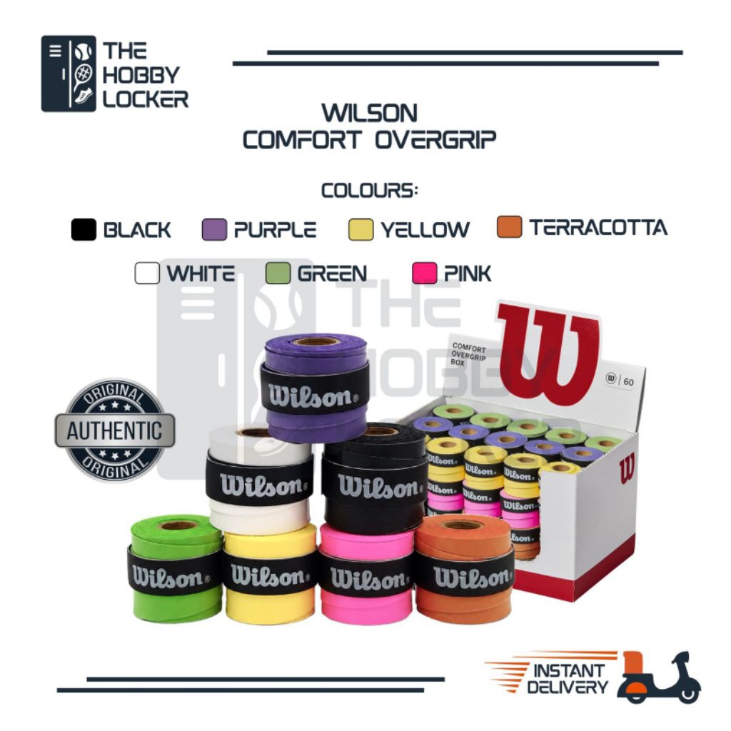 [READY] ไม้เทนนิส Wilson Overgrip Comfort Padel