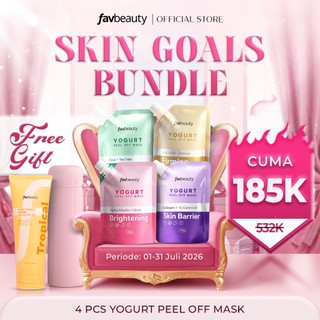 [BEST DEAL] Fav Beauty Yogurt Peel Off Mask 100 gr  - All Variant | Masker Wajah Mencerahkan Exfoliasi Muka SkinCare Pemutih Masker Jerawat Anti Aging Penuaan Menjaga Skin Barrier