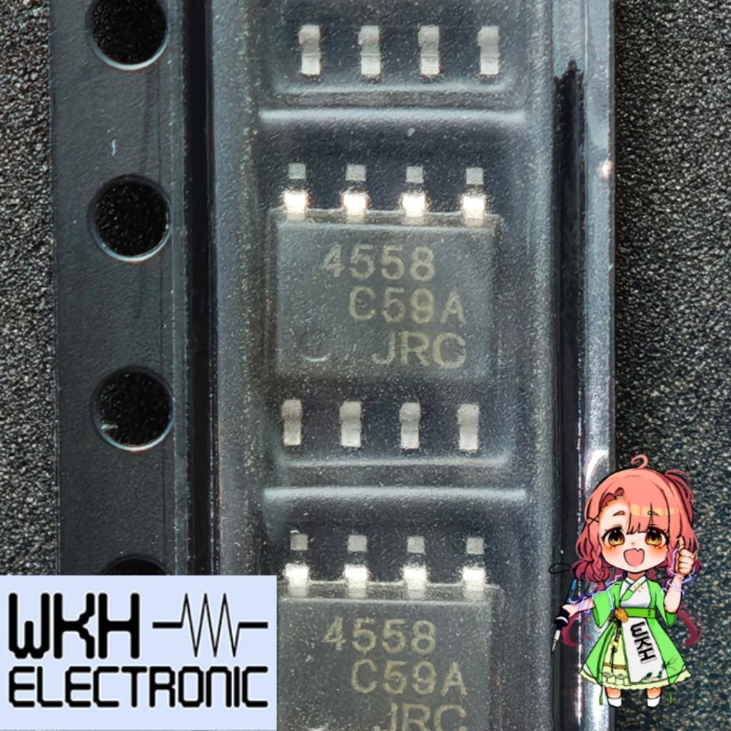 JRC NJM4558D JRC4558D 4558 SMD 4558D เครื่องขยายเสียงปฏิบัติการ