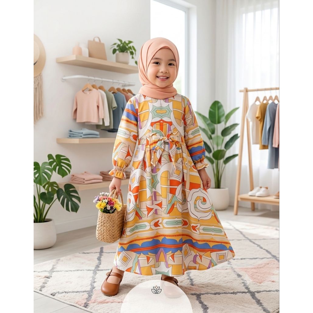 Mischa dress kids product by uwais hijab