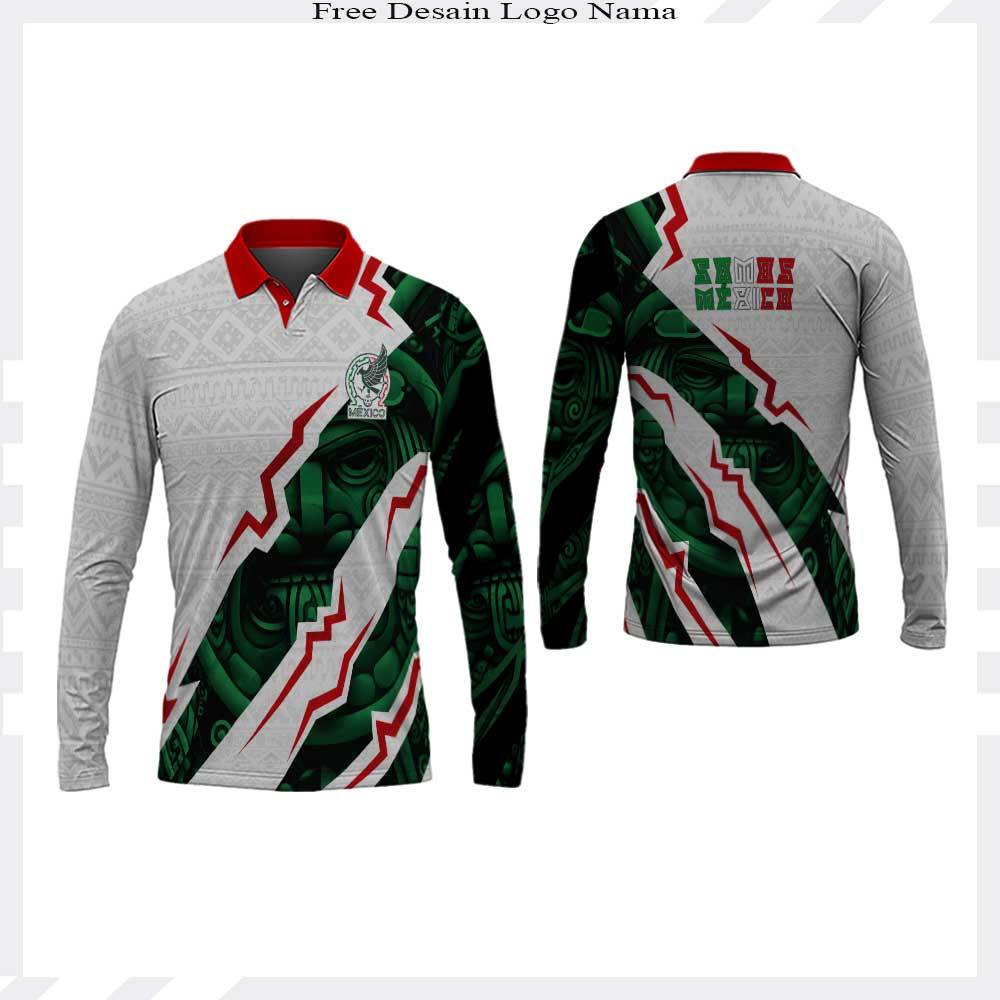 Fantasy Home Mexico Jersey Top Unisex Fullprint Football Party Jersey