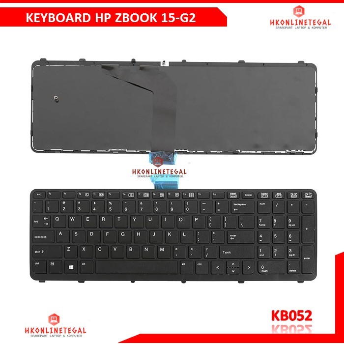 แป้นพิมพ์แล็ปท็อป HP ZBOOK 15 G1 G2 17 G1 G2