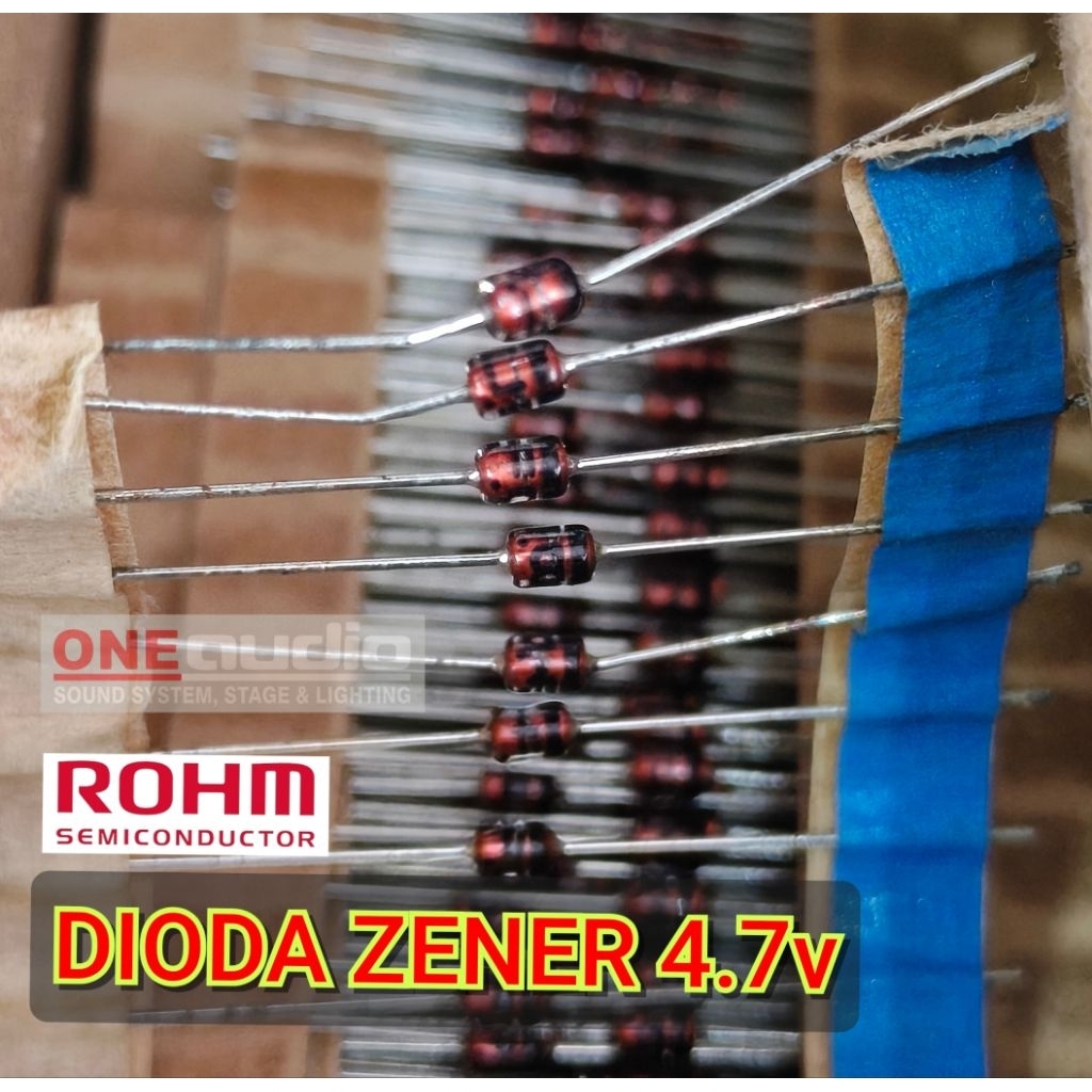 Diode Zener 4.7v 0.5watt Renteng ผลิตภัณฑ์ ROHM