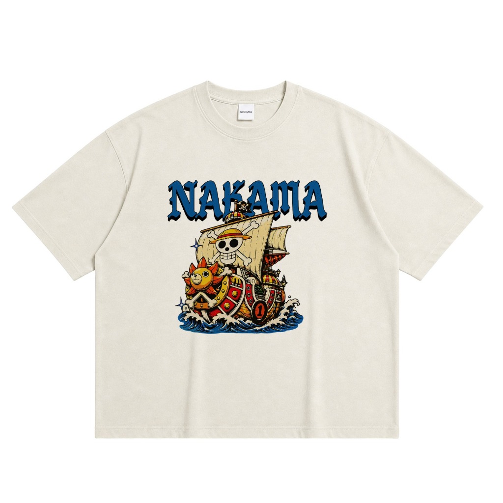 Ninetyfive Anime Manga One Piece NAKAMA Boxy tee