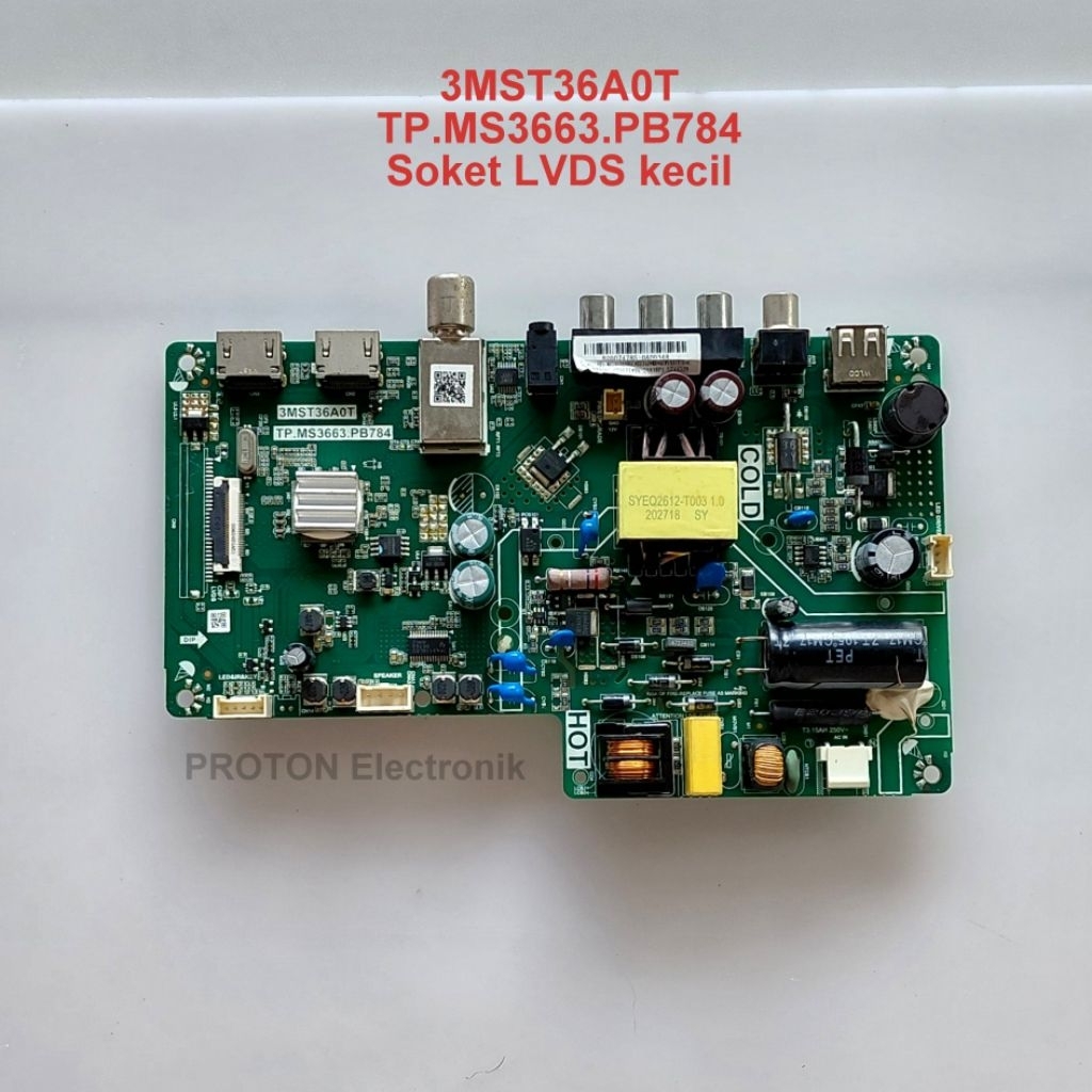 MESIN TCL L32D3000 L32D3000B L32D300B MB LED TV เมนบอร์ด LCD 3MST36A0TP.MS3663.PB784 LVDS เครื่อง Mo