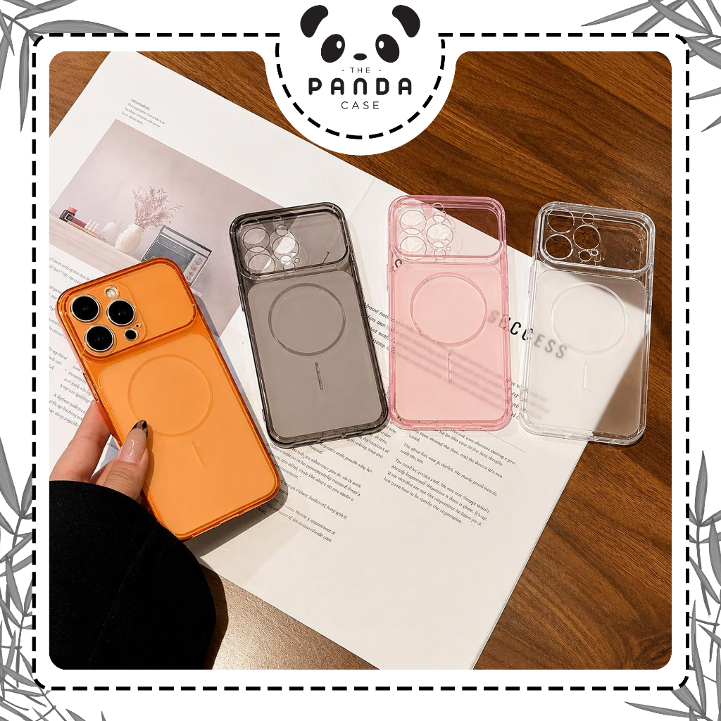 [TPC] SLIM CASE CLEAR MAGSAFE MOTIF Hp เข้ากันได้กับ IPHONE 11 12 13 14 15 16 17 PRO PLUS PROMAX - I