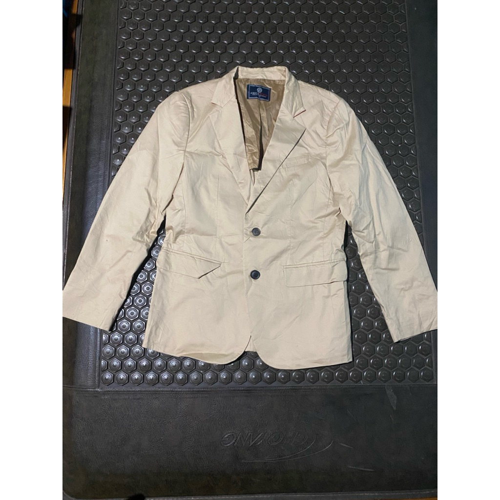 BLAZER JAS HENUS EDWIN LIGHT BROWN KHAKI LUXURY BRANDED