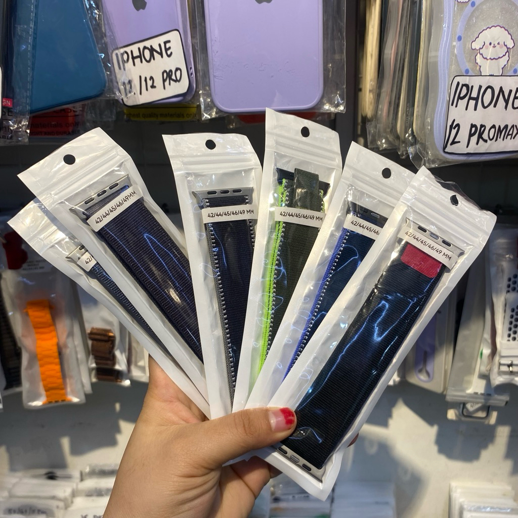 ALPINE LOOP NYLON WATCH STRAP สําหรับ APPLE WATCH ULTRA SERIES 1/2/3 49 MM IWATCH ULTRA /42/44/45/46