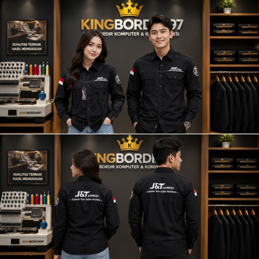 KEMEJA JNT Express Shirt/JNT Express Uniform Top/JNT Express PDH Shirt