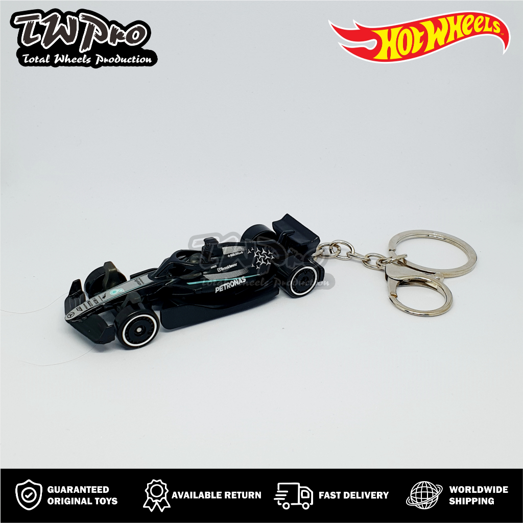 GANTUNGAN ล้อร้อนสูตร 1 MERCEDES-AMG PETRONAS - F1 KEYCHAIN - SHRIPP HOOK - KEYRING - KEYCHAIN - CUS