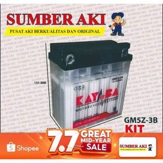 Aki Motor KAYABA GM5Z-3B Original DRY Charger Motor MIO SPORTY LEGENDA GRAND PRIMA TITAN SUPRA SMASH MIO VEGA SATRIA