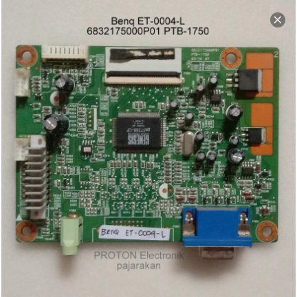 MESIN Benq ET-0004-L เมนบอร์ดจอภาพ LCD 6832175000P01 Manherboard PTB-1750 Acer AL1716WA AL1716WS เคร