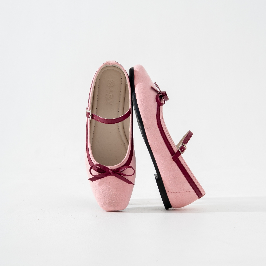 VEYA Womens Flatshoes Ribbon Daily Casual Look Suede
